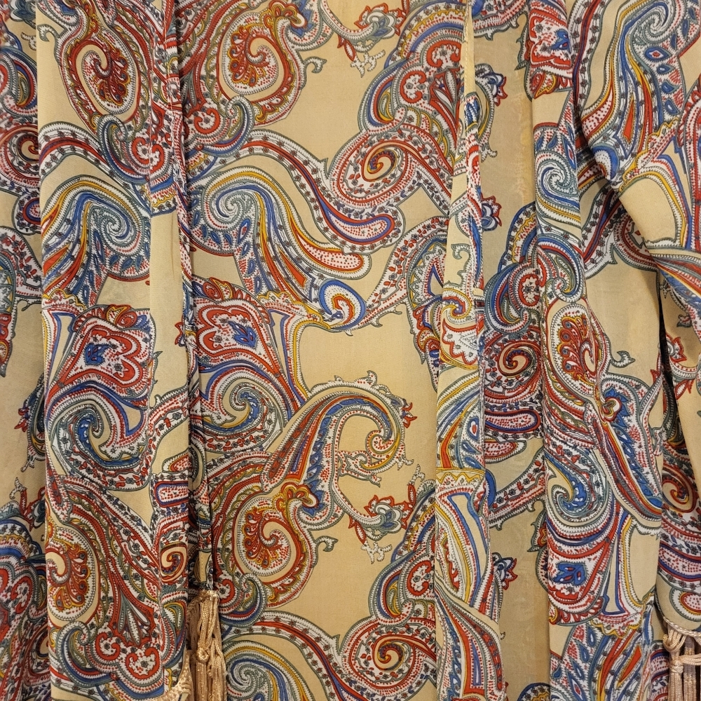 Cotton Candy Paisley Kimono Size Small - Picture 3 of 7